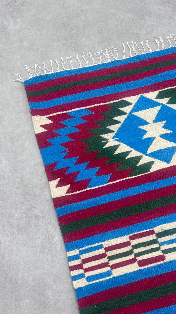 Bedouin Design Natural Wool Rug 168 X 93 CM ZOLIA TAQUEEN