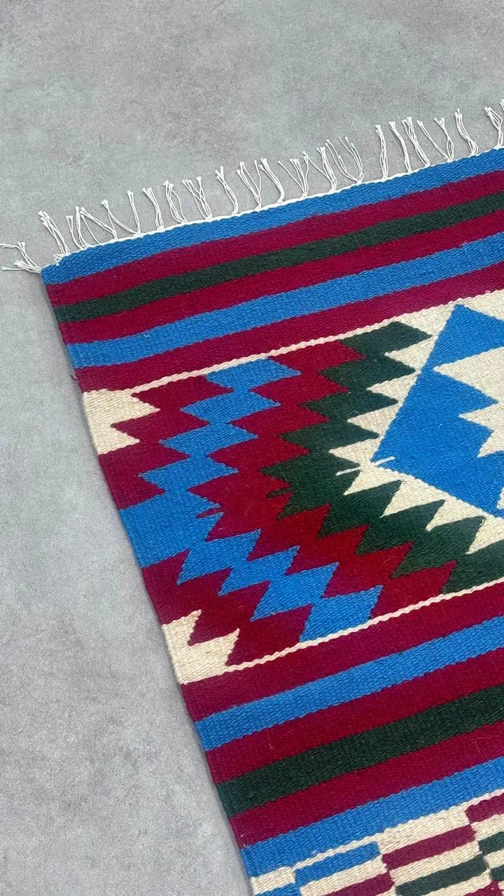 Bedouin Design Natural Wool Rug 168 X 93 CM ZOLIA TAQUEEN