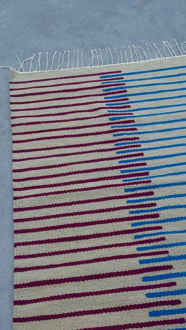 Natural Wool Rug 148 X 93 CM ZOLIA TAQUEEN