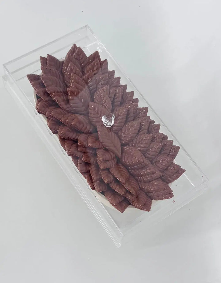 Tree Leaves Design Belgian Chocolate 500 gm DANAT TAQUEEN